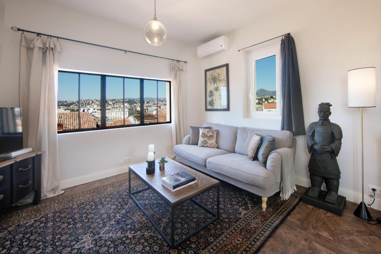 尼斯Cocoon Loft - Magnifique Loft Sous Toit, Refait A Neuf, Vues Splendides, Clim, Wifi公寓 外观 照片